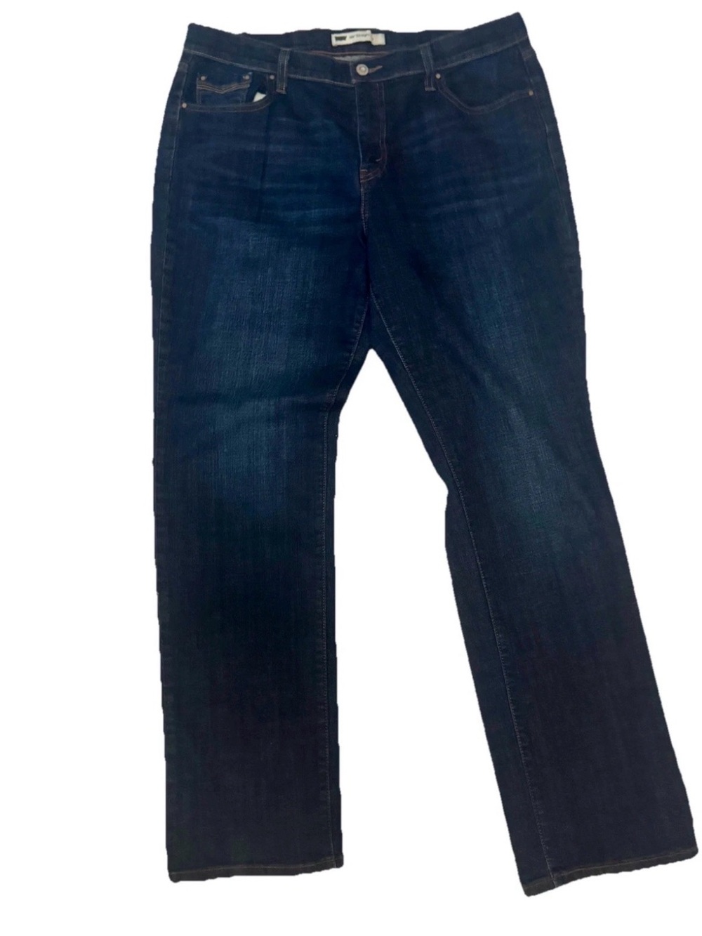 Levi Jeans Women's 505 Straight Leg Jeans Size 14 32X32 Classic Blue